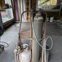 Cutting Torch And Cart