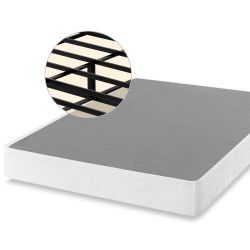 Amazon Basics Smart Box Spring Bed Base, 9-Inch Mattress Foundation - Full Size, Tool-Free Easy Assembly