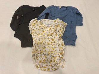 3 Baby name brand onesie bundle