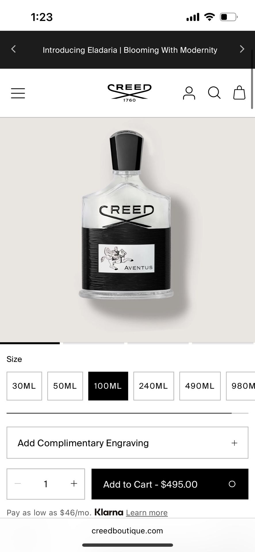 Creed Aventus Edp