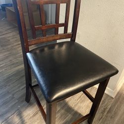 (6) Bar Height Bar Stools