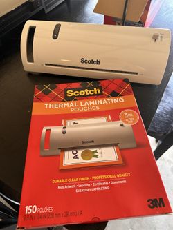 Scotch Small Laminator & Sheets
