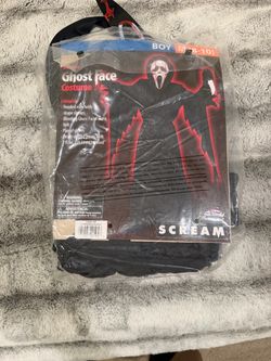 Bleeding Ghost Face Costume Boy Size M (8-10)