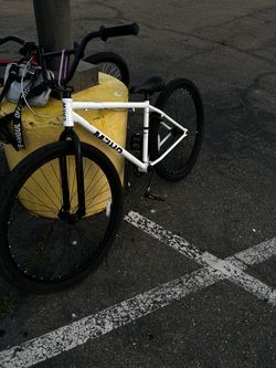 Crew BMX Bike White and Black