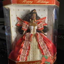 1997 10th Anniversary Happy Holidays Special Edition Barbie Collector