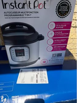 Instant pot new