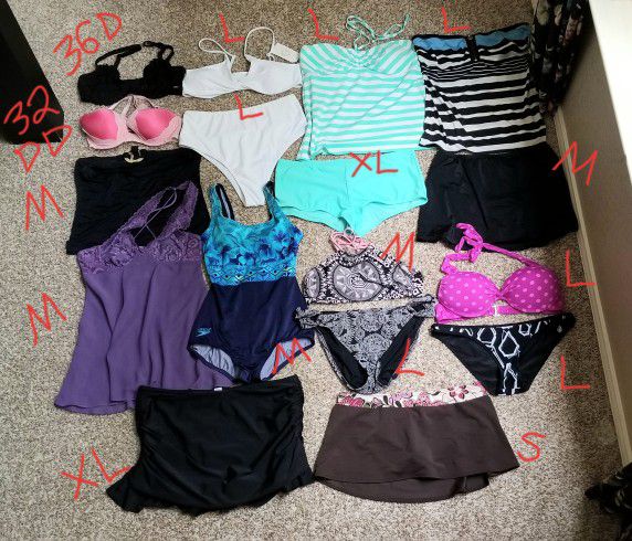 Women's Swimsuits, Beauty Products, Shoes, Purses, etc. (10 pictures posted)