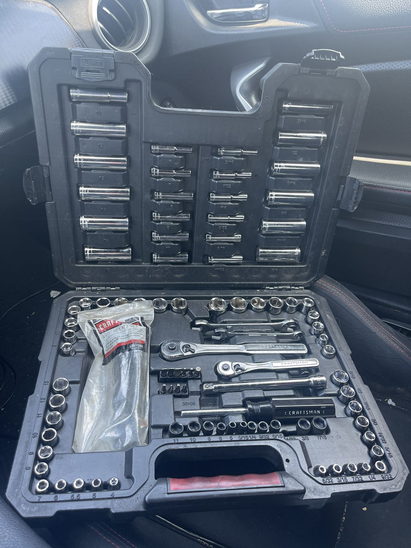 108 pcs craftsman mechanics tool set