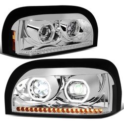 1(contact info removed) Freightliner Century LED Aftermarket Headlights