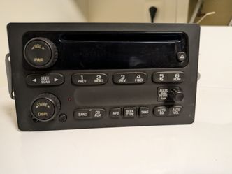 GM factory AM FM radio and the pillar and door speakers