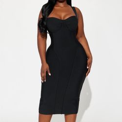 Bandage Midi Dress 