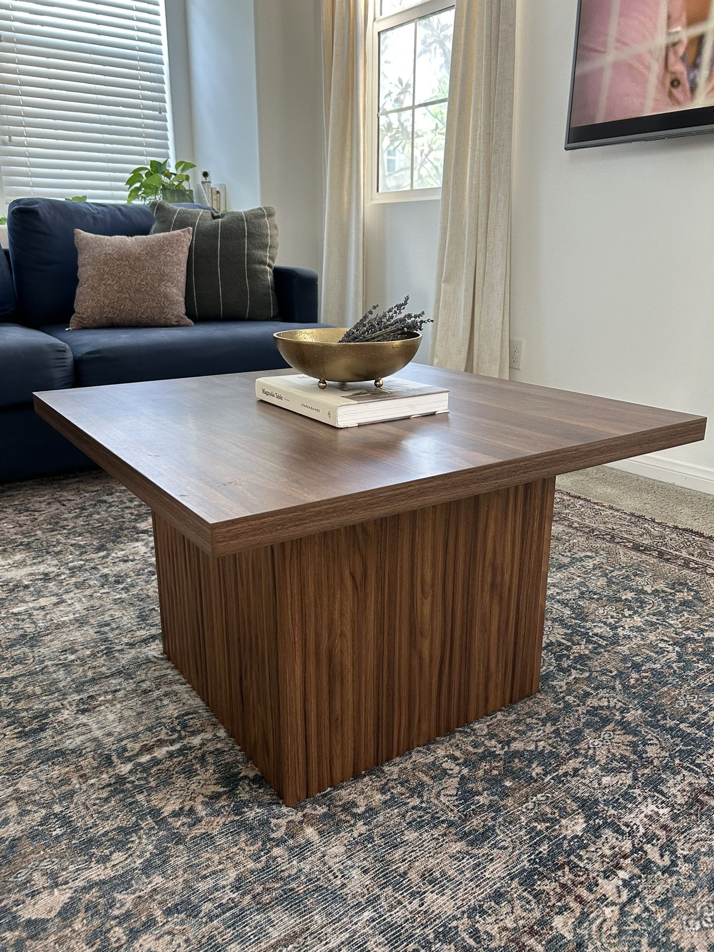 Reeded Coffee Table