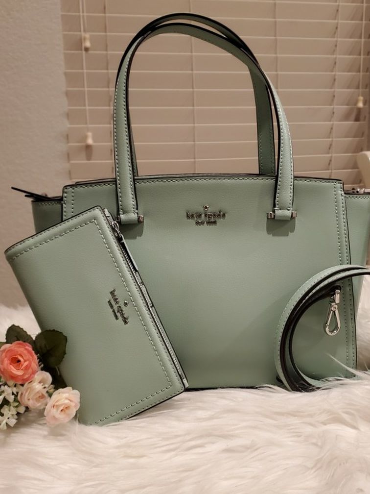 Kate Spade Purse Set New Bag Green Color