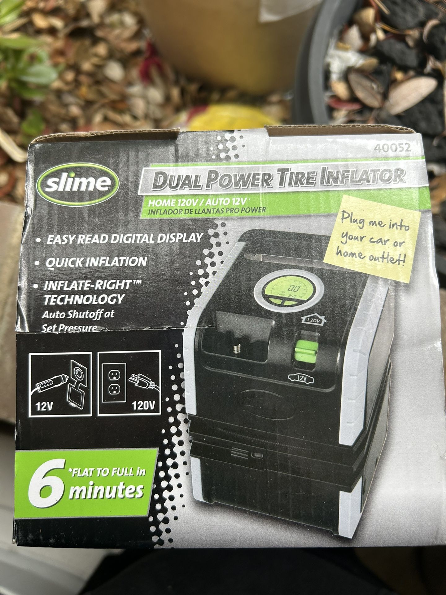 slime tire inflator