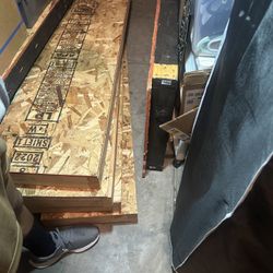 2x4 W/ 1/2” OSB Shelves - Total of 5 and 2 Different Sizes 