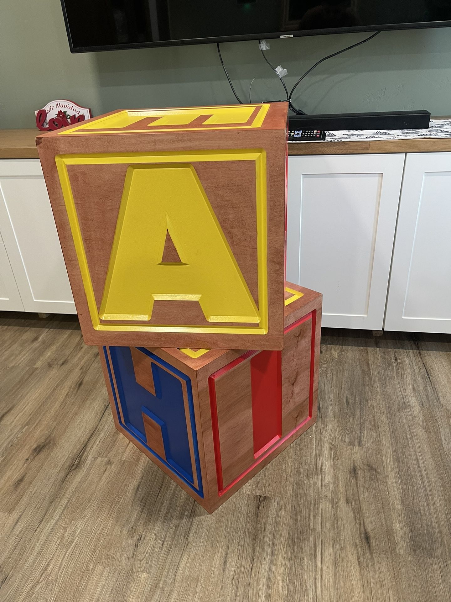 Huge Letter Blocks