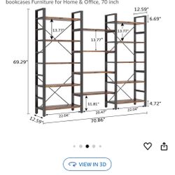 Gold And White Shelf 