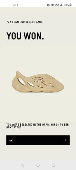 adidas gazelle silver green womens Adidas Yeezy Foam RNR Desert Sand main image 1