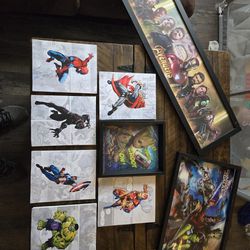 Marvel Superhero Canvas (Set)
