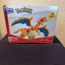 NEW SEALED MEGA Pokémon Charizard Building Set – 222 Pieces GWY77