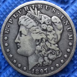 1897-O 90% Silver Morgan Dollar (B)