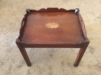 MOVING SALE - inlaid coffee table