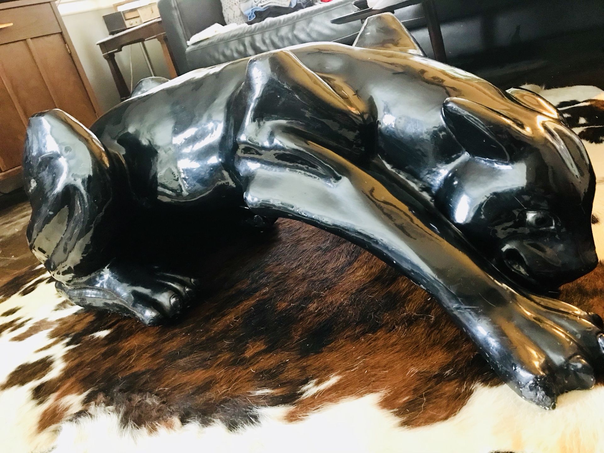 Mid century Black Panther Coffee Table