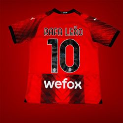 Rafa Leao 2023/24 AC Milan Home Puma Jersey Men Small