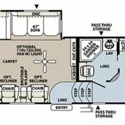 2012 Forest River Flagstaff Classic Super Lite 8528RKWS
