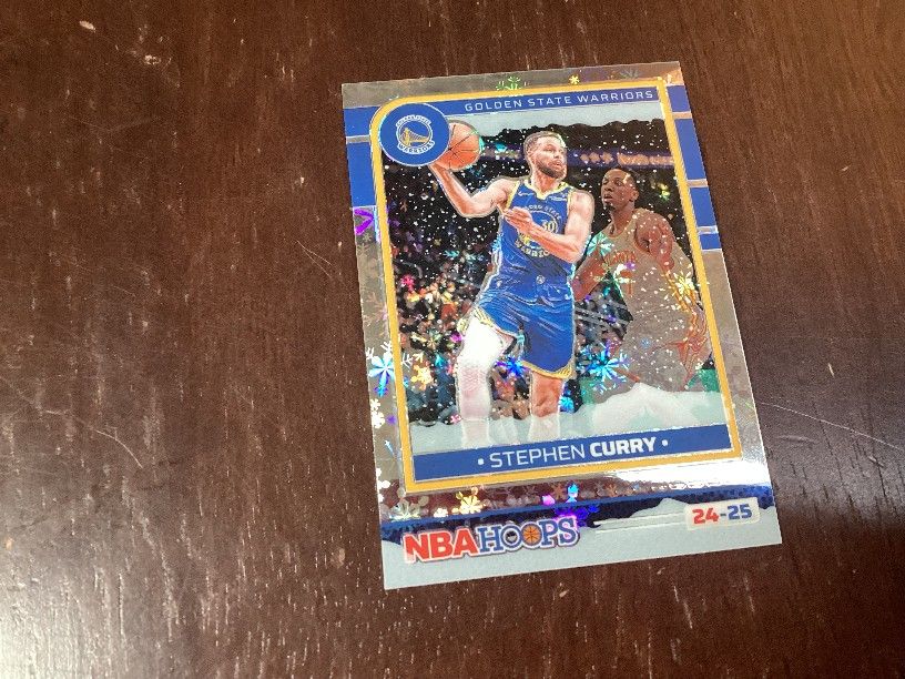 Stephen Curry NBA Hoops Basketball Card
