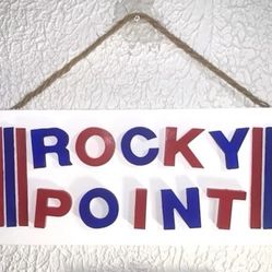 Rocky Point Park Hand Made Sign Ready To Hang