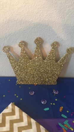 GLITTER GOLD CROWN