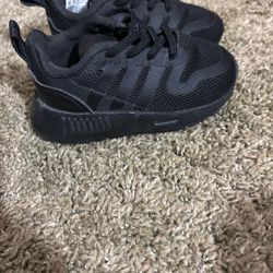 All Black Adidas Size 4c 