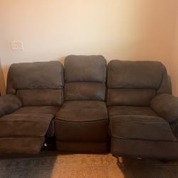 Reclining Sofa- Carver Brand 