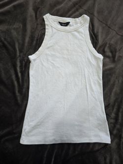 Simply Vera Vera wang ladies Large white tank top