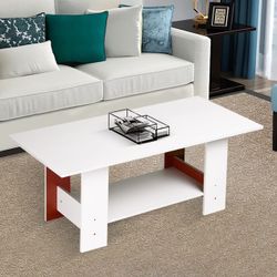 2 Tier Wood Coffee Table