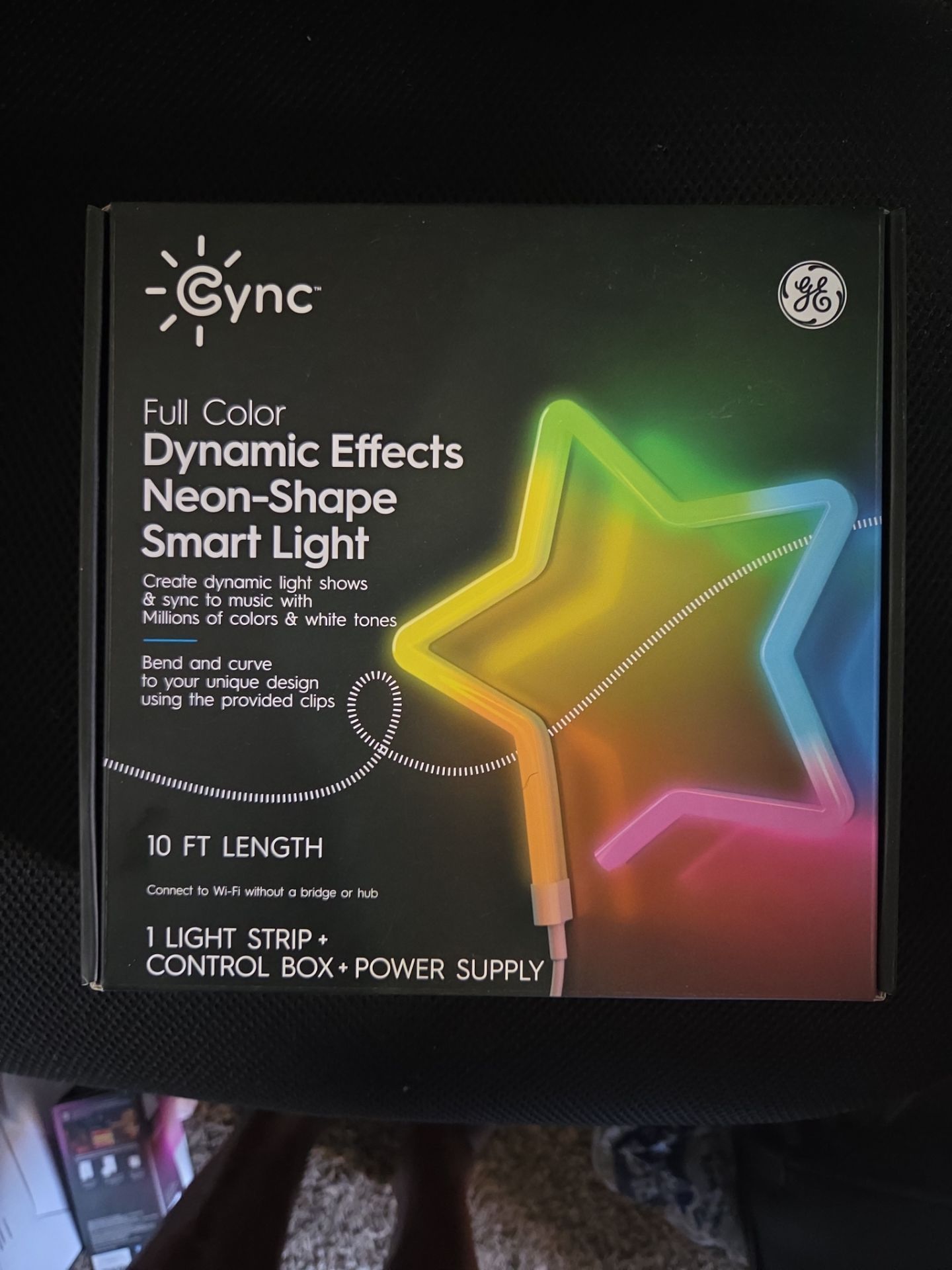 FULL Color Dynamic Effects Neon shape smart light 10 ft length