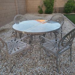 7 Pieces Antique Patio Set