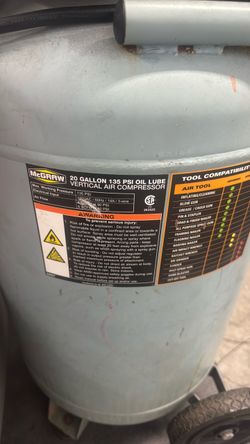McGraw 20 Gallon 135 PSI Vertical Air Compressor