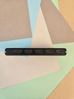onn. 4-Input HDMI Switch with USB-C Power Port