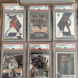 2019 Zion Williamson Rookie Panini Lot PSA 9&10