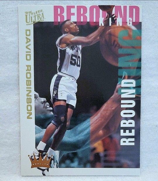 (Lot of 10 cards) 1995 Fleer Ultra Rebound King #8 David Robinson San Antonio Spurs Wholesale Lot