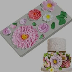 Big Flowers Silicon Molds $13