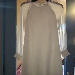 Calvin Klein White Dress Size 8 