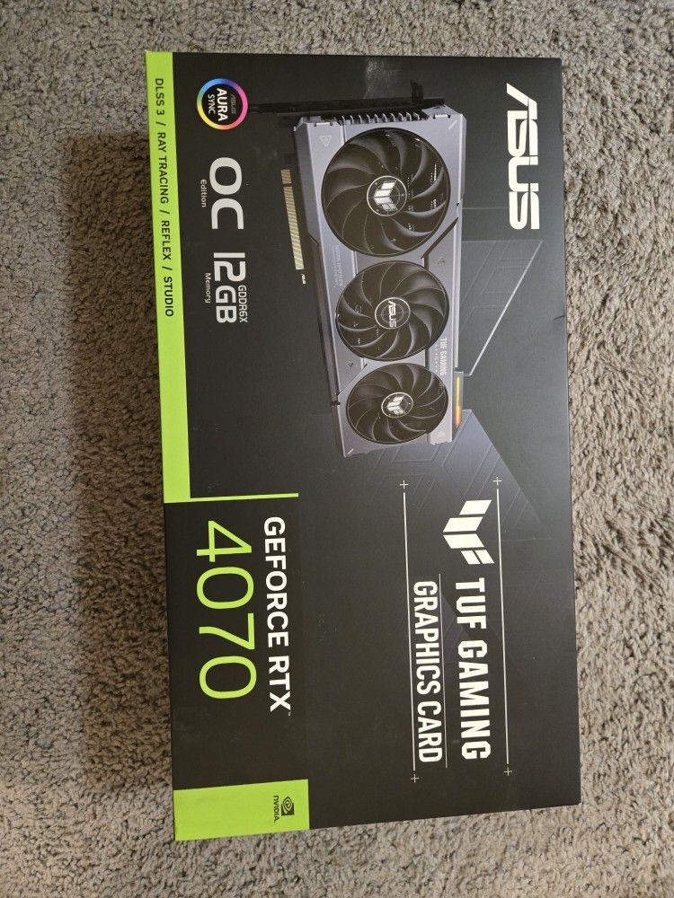 Asus - GeForce RTX 4070 - Tuf Gaming - 12 GB - OC Edition