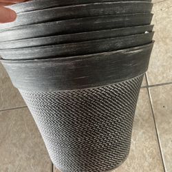 Set of 6 matching planter buckets 