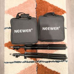 Neewer Light Stands with Carry Bags – Set of 2