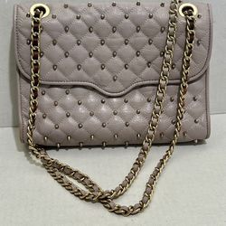 Rebecca Minkoff Studded Quilted Crossbody Gently Used 