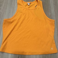 Guess Bright Orange Tank Top