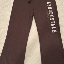 Brown Areopostale flare sweatpants